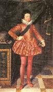 POURBUS, Frans the Younger Portrait of Louis XIII of France at 10 Years of Age Norge oil painting reproduction
